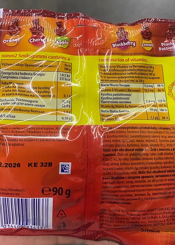 Beden nimm2 Smile Gums Cola Buddies Meyve Aromalı