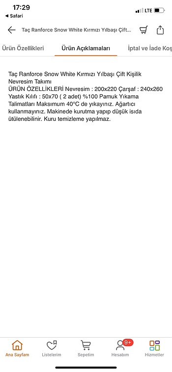 Beden Taç geyikli yılbaşı deseni çift kişilik nevresim takımı