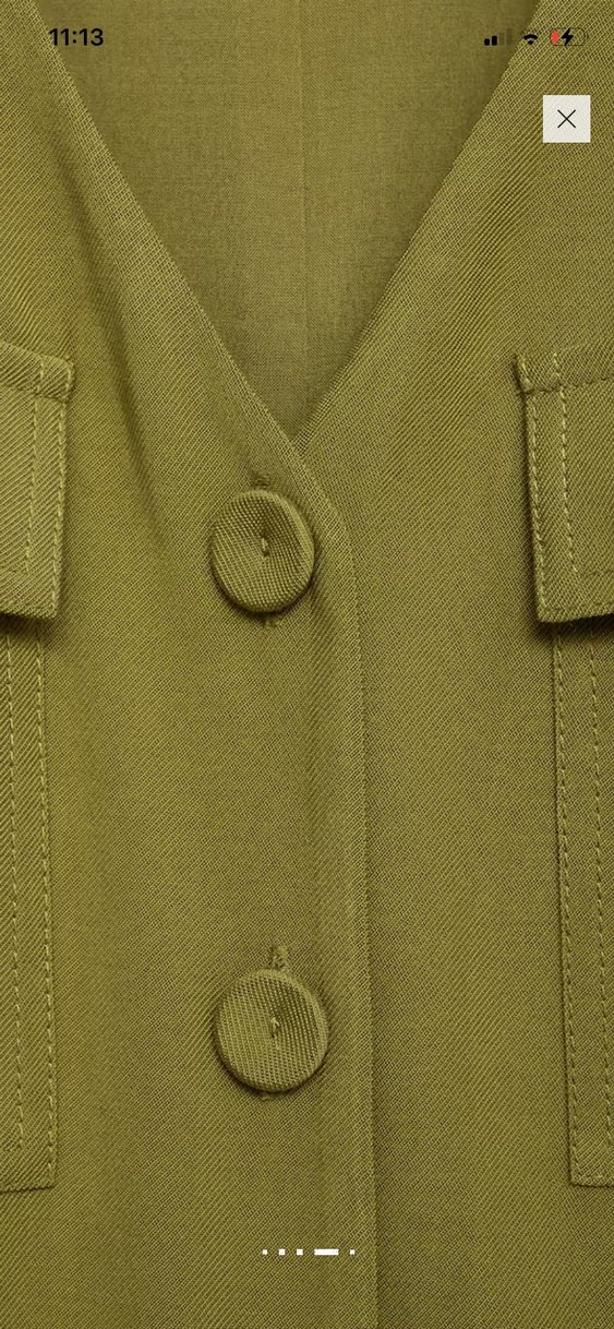 Kadın Kemerli Kolsuz Haki Tulum - Görsel 2