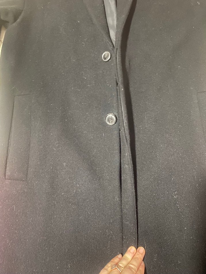 Siyah Midi Boy Sokak Stili erkek Kaban - Görsel 4