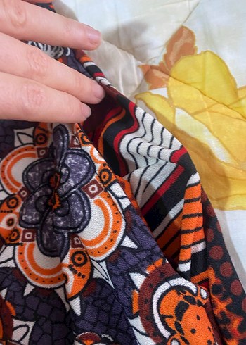 Cepli likralı elbise - Görsel 5