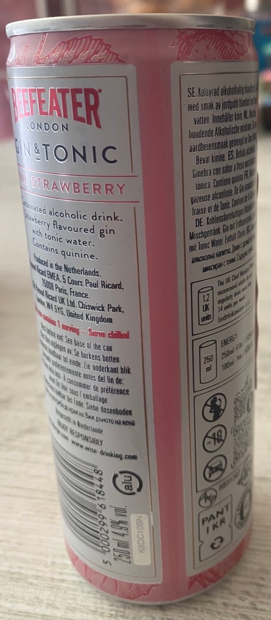 Beefeater London Gını Tonik Pembe Ahududu - Görsel 2