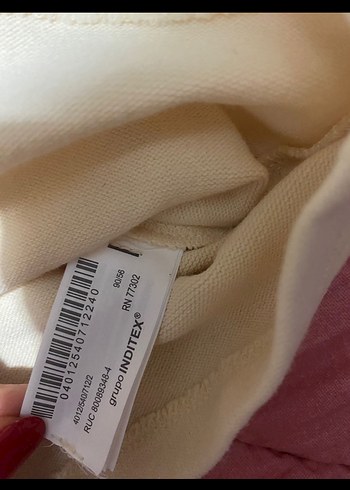 Zara Kız Çocuk Beyaz Pamuklu Uzun Kollu Tişört - Görsel 3