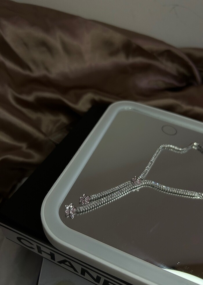 Su yolu çiçekli kolye - Görsel 3