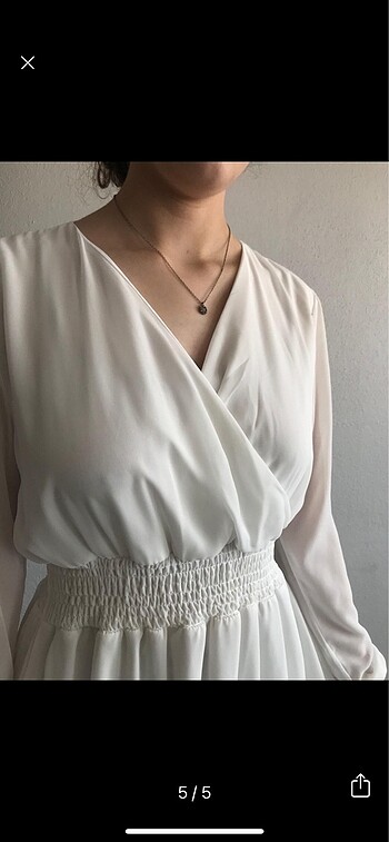 Diğer Midi beyaz tül elbise nikah elbisesi kına mezuniyet balo
