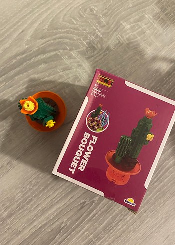  Beden Renk Renkli LEGO Çiçek Buketi Seti