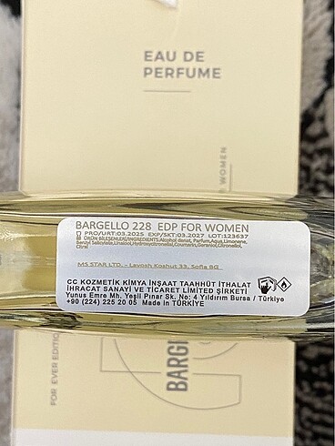 Diğer Bargello Parfüm