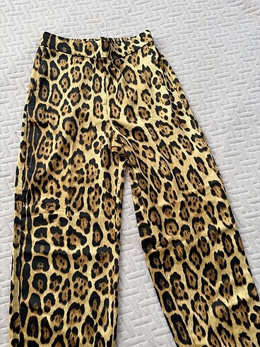 Mango leopar pantolon