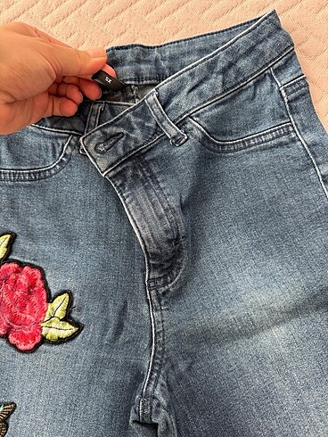 xs Beden mavi Renk Calzedonia jean