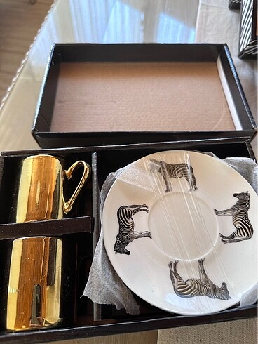 Gold zebra Lcw home kahve fincanı