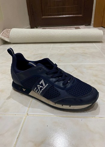 42 Beden mavi Renk Erkek Lacivert Spor Ayakkabı Velcro Detaylı