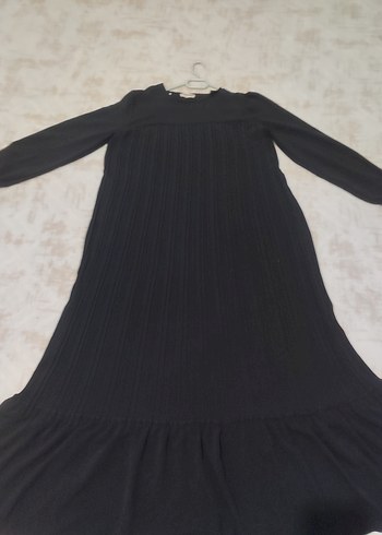 Kadın Siyah Uzun Elbise - Görsel 3