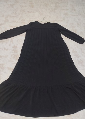 Kadın Siyah Uzun Elbise - Görsel 2