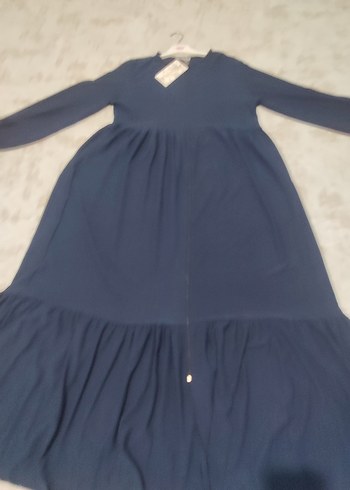 Kadın Lacivert Uzun Kollu Fırfırlı ferece - Görsel 2