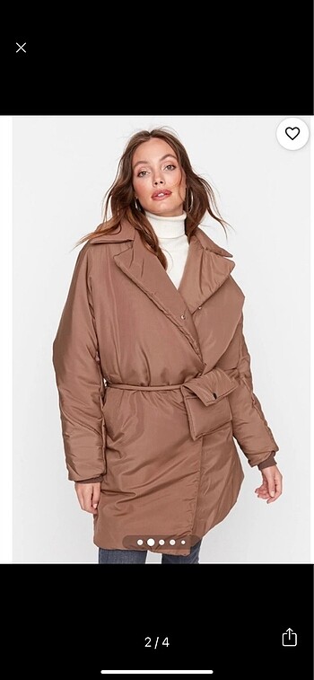 Trendyol & Milla Trendyolmilla oversize kapitone mont