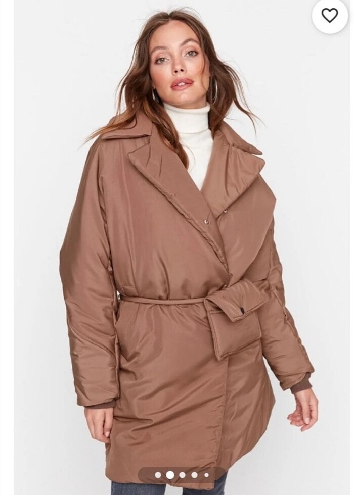 Trendyolmilla oversize kapitone mont - Görsel 2