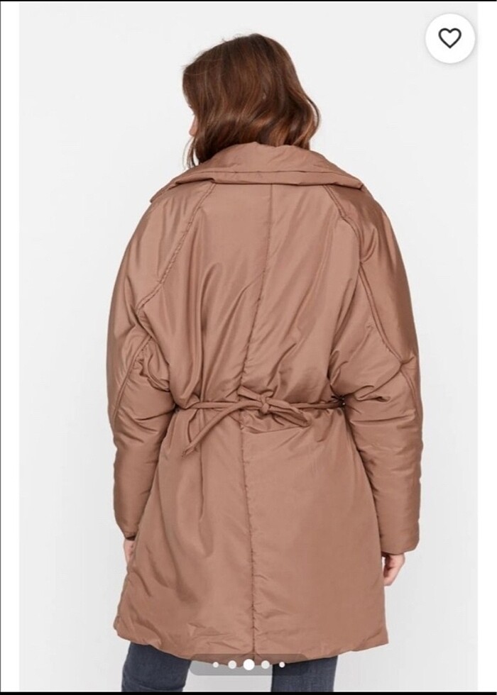Trendyolmilla oversize kapitone mont - Görsel 4