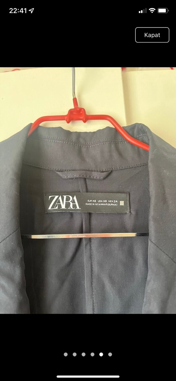 Linen Kumaşlı Uzun Lacivert Trençkot - Görsel 2