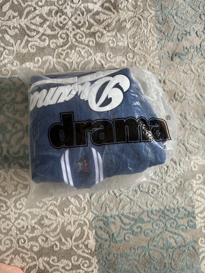 Drama Call BLU STADIUM BOMBER JACKET - Görsel 4