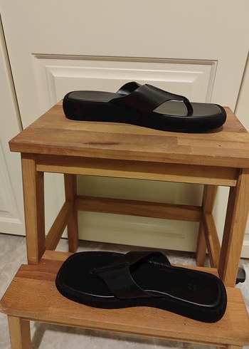 M&S parmak arası Siyah Kadın  Terlik - Görsel 2