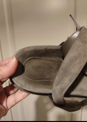 massimo dutti kadın süet sandalet - Görsel 2