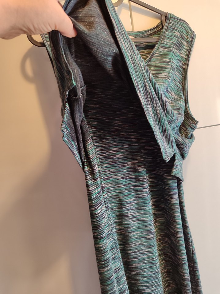 peruna V Yaka likrali elbise - Görsel 2