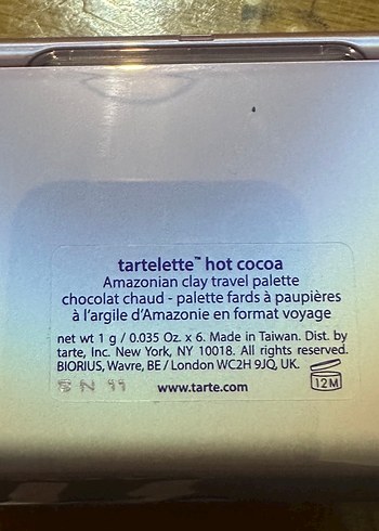 Tartelette Hot Cocoa Amazon far paleti - Görsel 2