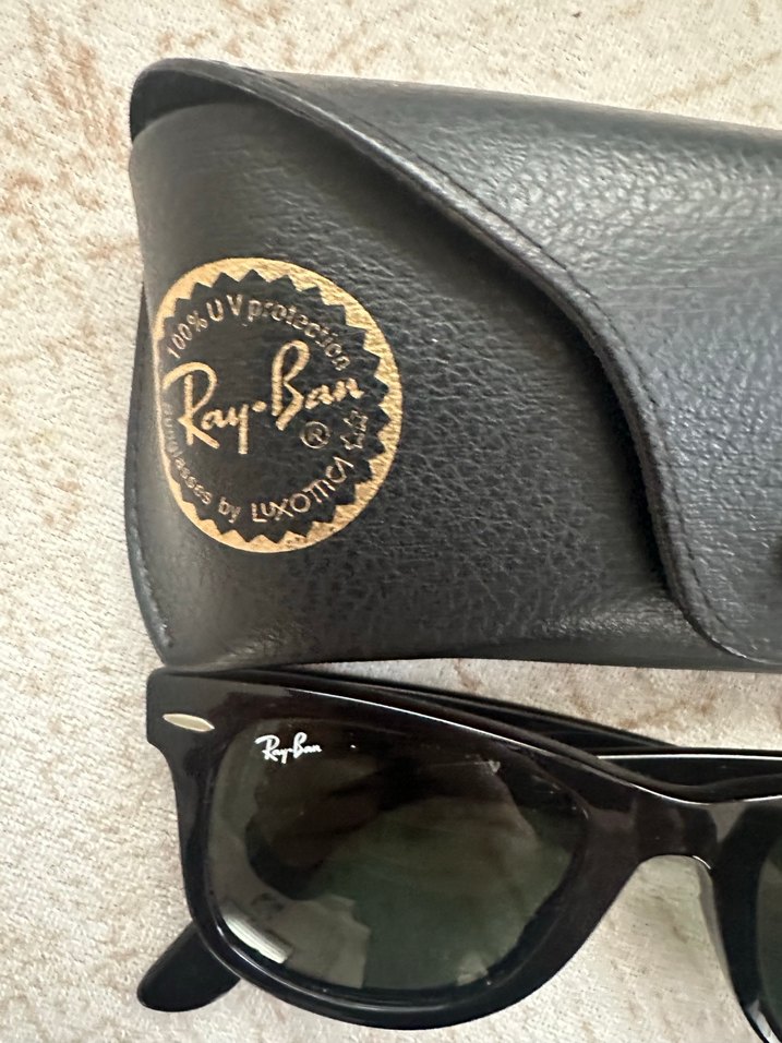 Ray-Ban Klasik Siyah Kadın Güneş Gözlüğü temiz kullanıldı - Görsel 3