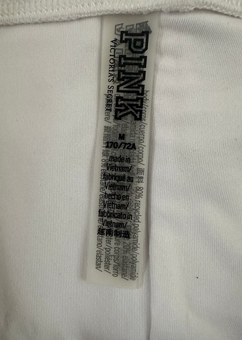 Pink beyaz kadın bikini altı m beden hiç giyilmedi etiketli - Görsel 3