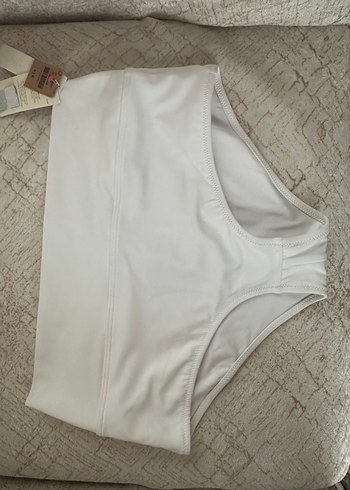 Pink beyaz kadın bikini altı m beden hiç giyilmedi etiketli - Görsel 2