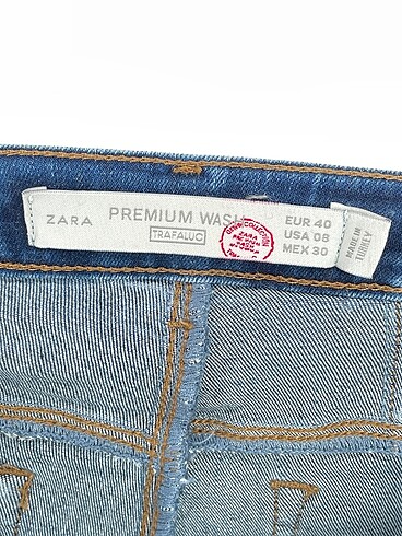 40 Beden mavi Renk Zara Jean / Kot %70 İndirimli.