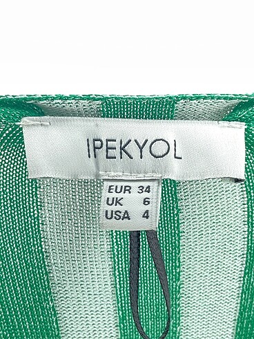 34 Beden yeşil Renk ipekyol Uzun Elbise %70 İndirimli.
