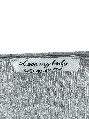 40 Beden gri Renk Love My Body Hırka %70 İndirimli.