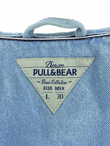 l Beden mavi Renk Pull and Bear Kot Ceket %70 İndirimli.