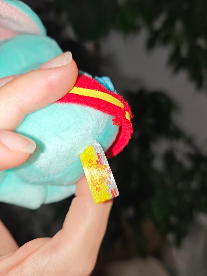 Turkuaz Peluş Fil Oyuncak - Görsel 4