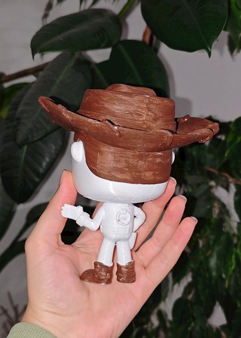 Kahverengi Şapkalı Figür Oyuncak woody - Görsel 2