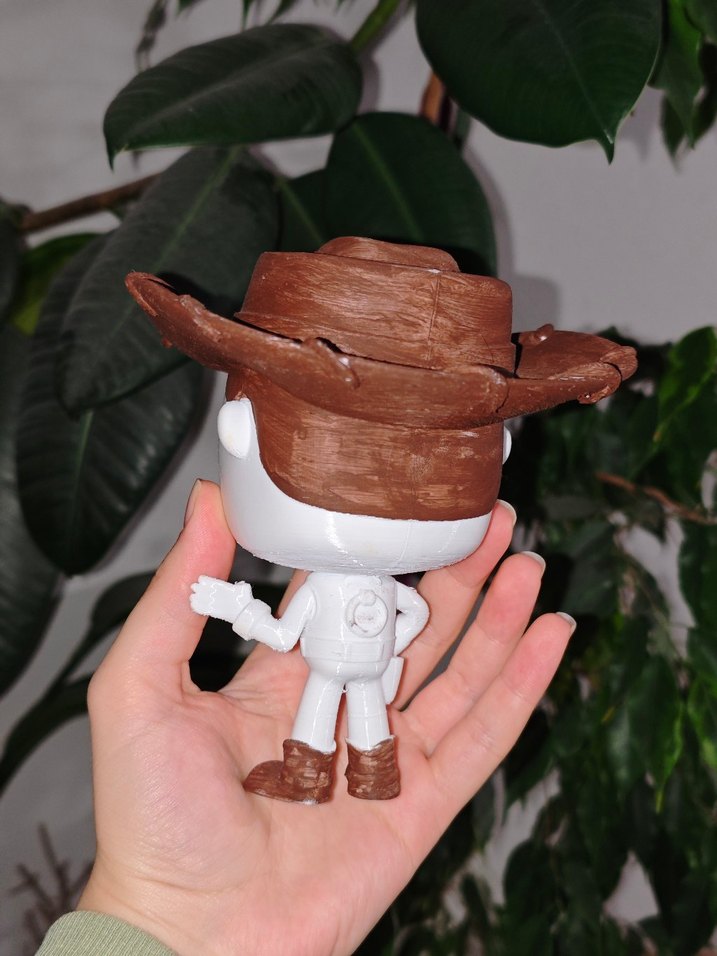 Kahverengi Şapkalı Figür Oyuncak woody - Görsel 2