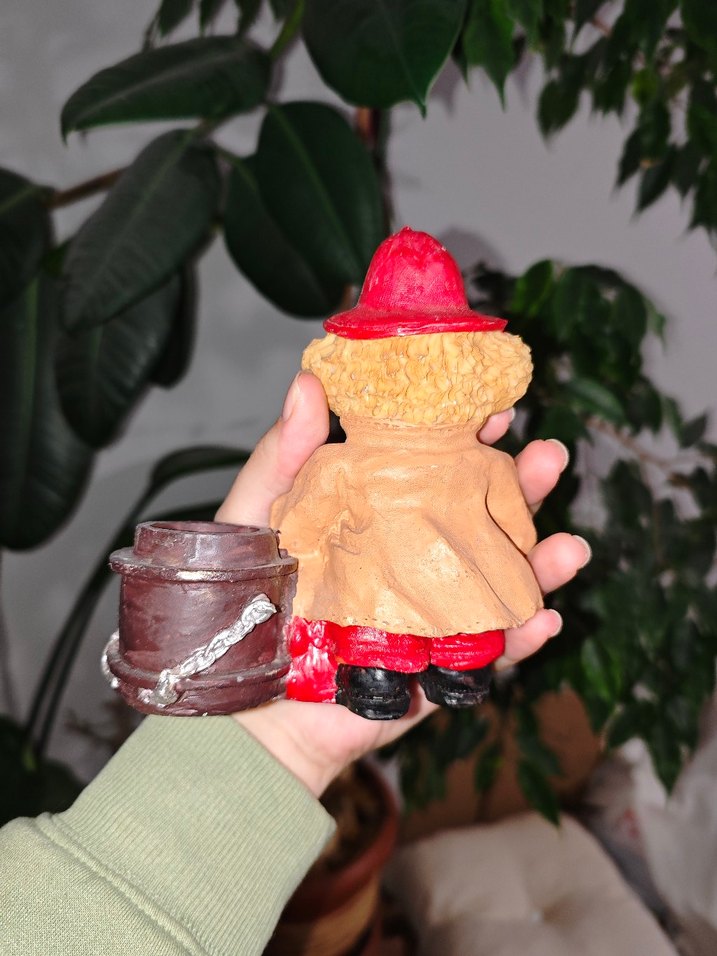 Renkli itfaiyeci ayıcık figürü - Görsel 2