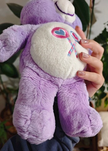 Mor Peluş Ayıcık Oyuncak care bears - Görsel 4