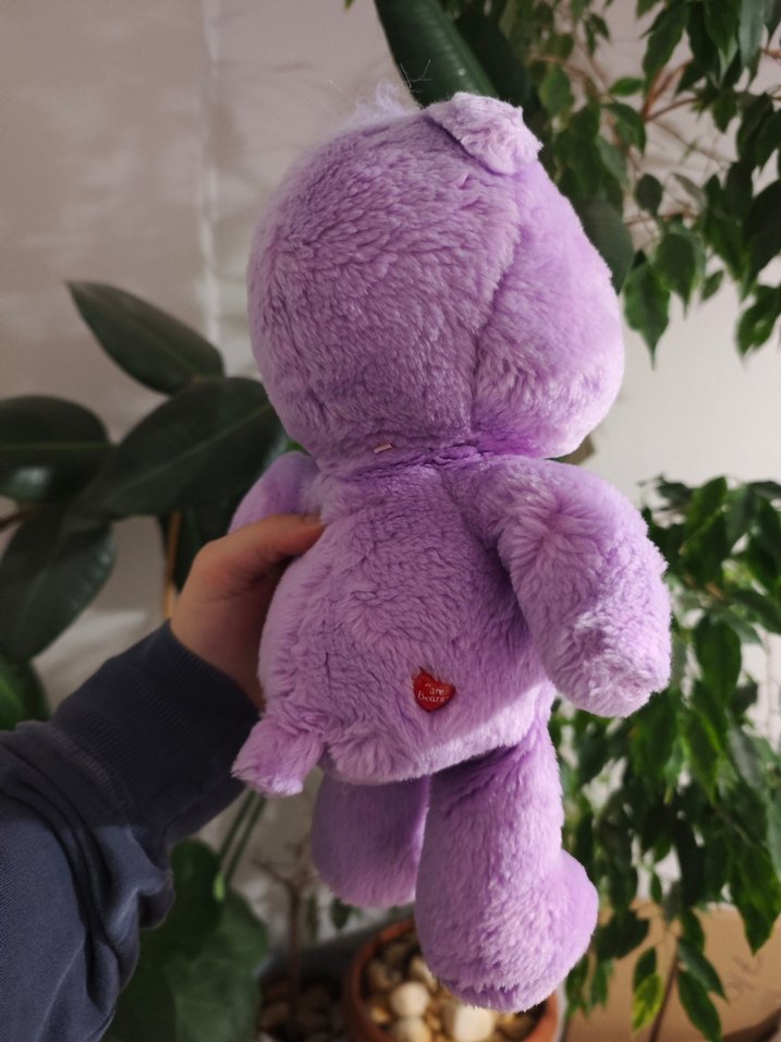 Mor Peluş Ayıcık Oyuncak care bears - Görsel 3