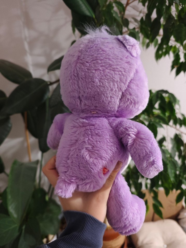 Mor Peluş Ayıcık Oyuncak care bears - Görsel 2