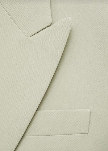 Kadın Midi Lyocell Blazer Ceket - Görsel 3