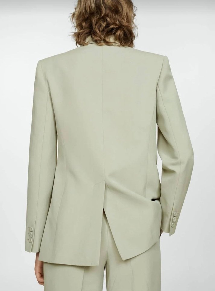 Kadın Midi Lyocell Blazer Ceket - Görsel 2