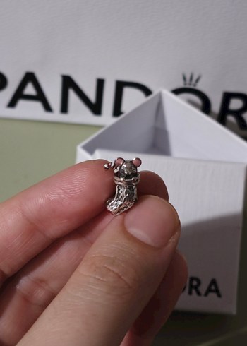 Fare Figürlü Renkli Boncuk Charm - Görsel 2