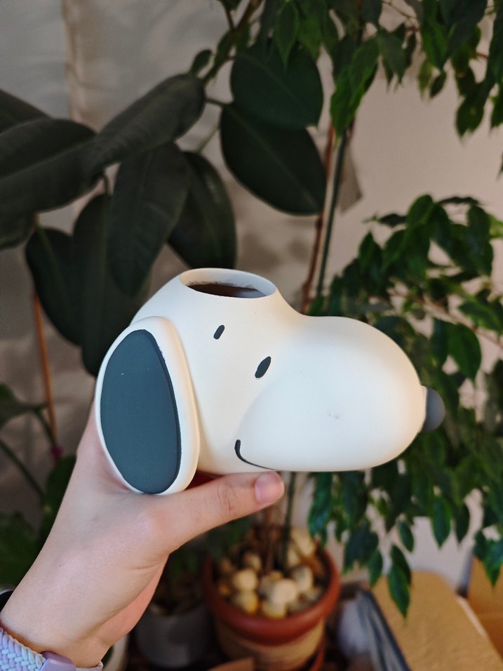 Beyaz ve Gri Snoopy Figürü - Görsel 2