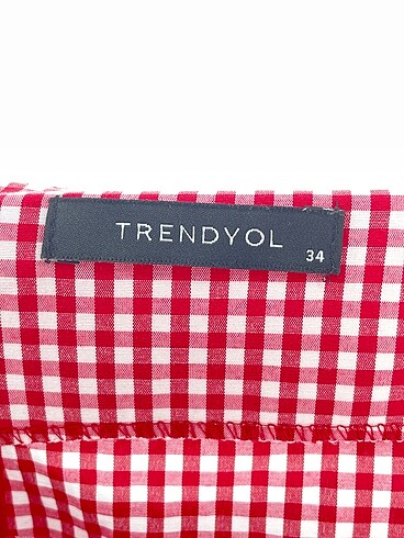 34 Beden kırmızı Renk Trendyol & Milla Mini Etek %70 İndirimli.