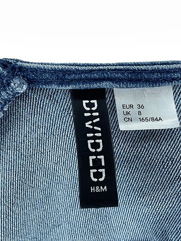 36 Beden mavi Renk H&M Kısa Salopet %70 İndirimli.