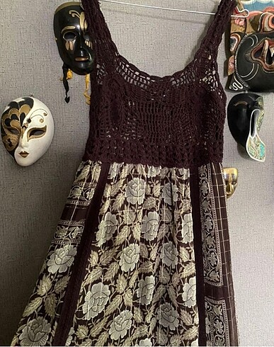 xs Beden çeşitli Renk Zara örgü detaylı şifon elbise