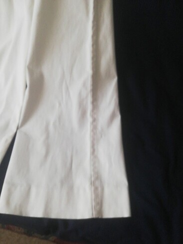34 Beden beyaz Renk Mango beyaz pantolon 