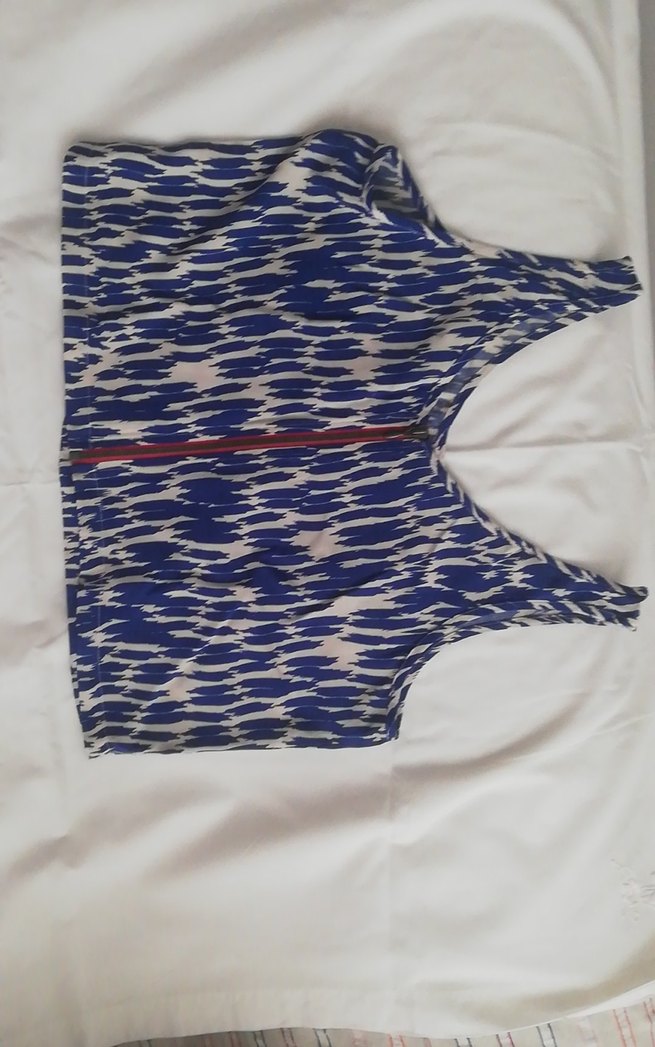 Mavi jeans marka, sırt fermuar detaylı hiç giyilmedi - Görsel 4